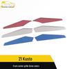 21 Kustu Front Grille Trim: Three-Color Stainless Steel Anti-Scratch Strip