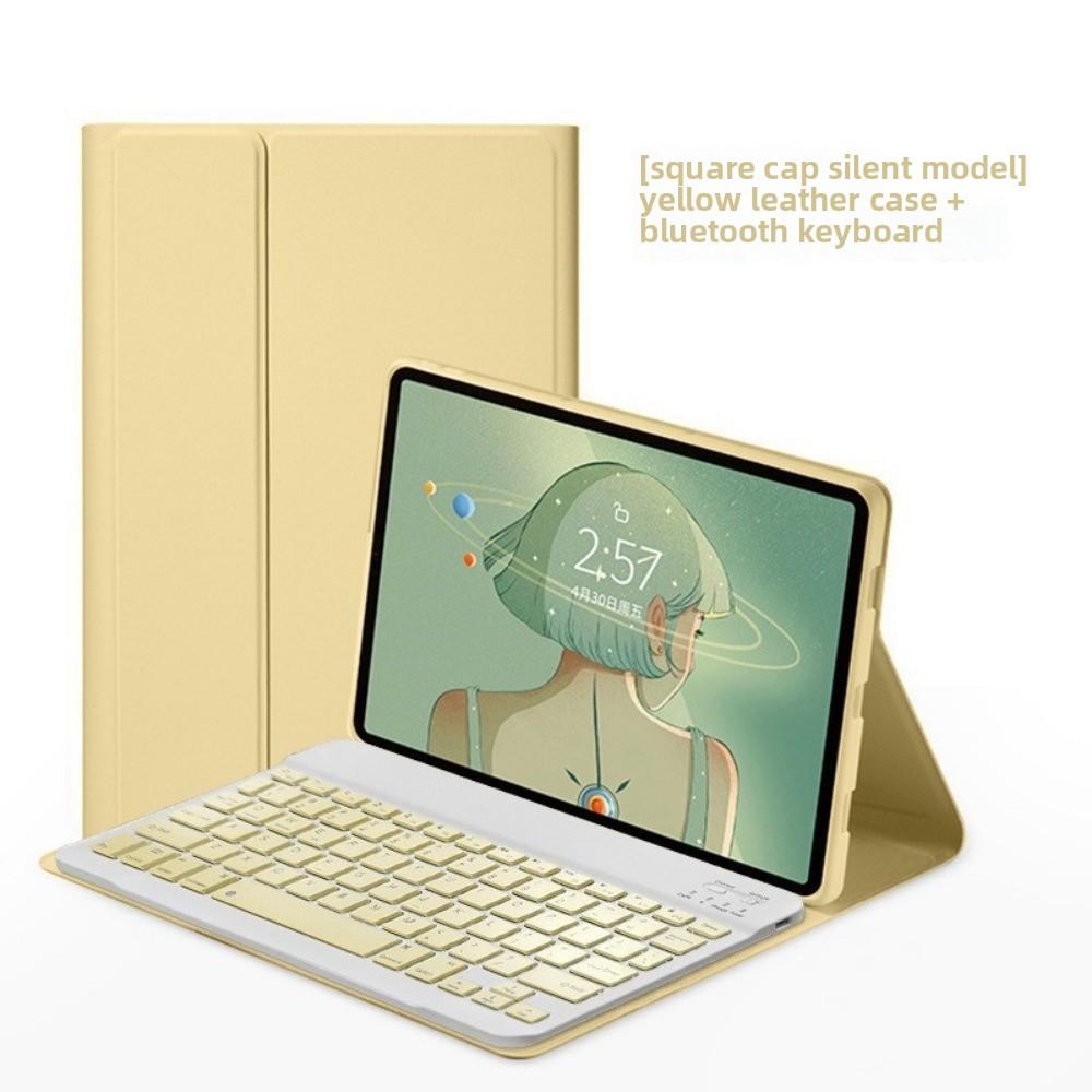 Кожаный чехол-клавиатура для iPad Pro 13 2024 с держателем для карандаша, магнитный чехол-клавиатура Bluetooth для Air 6
