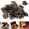 Houses with Screws for Furniture Crafts Jewelry Box Hinges Cabinet Accessories Hardware Door Hinges