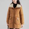 Fashion Woman Long Parkas Winter Coat Plus Size Loose Thick Warm Outerwears Elegant Women's Jackets