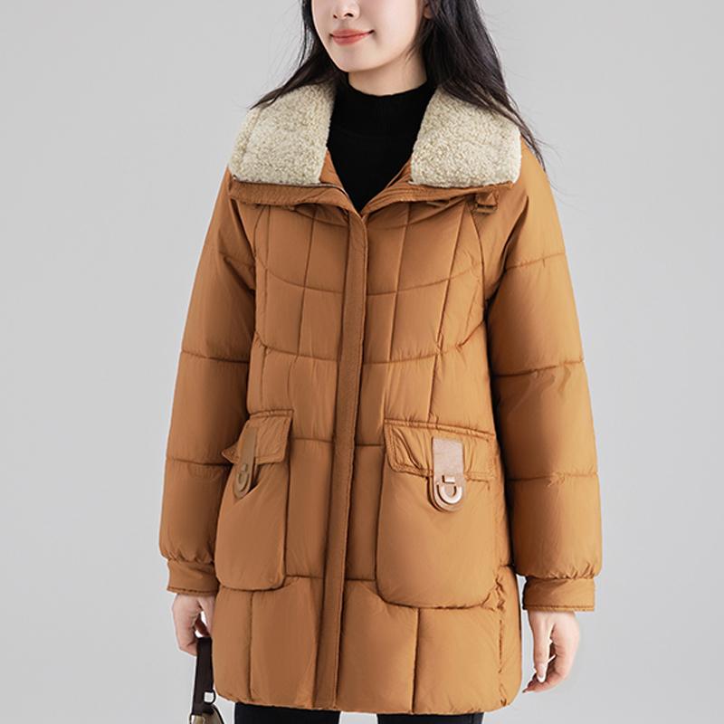 Fashion Woman Long Parkas Winter Coat Plus Size Loose Thick Warm Outerwears Elegant Women's Jackets