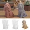 Lovely 3D Animal Candle Silicone Mold Pet Dog Diy Aromatherapy Plaster Candle Resin Mold Soap Craft Casting Mold Home Decor