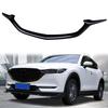 Car Accessories for Mazda CX-5 CX5 2017 2018      ABS Glossy Black Front Grille erts Cover Molding Trim