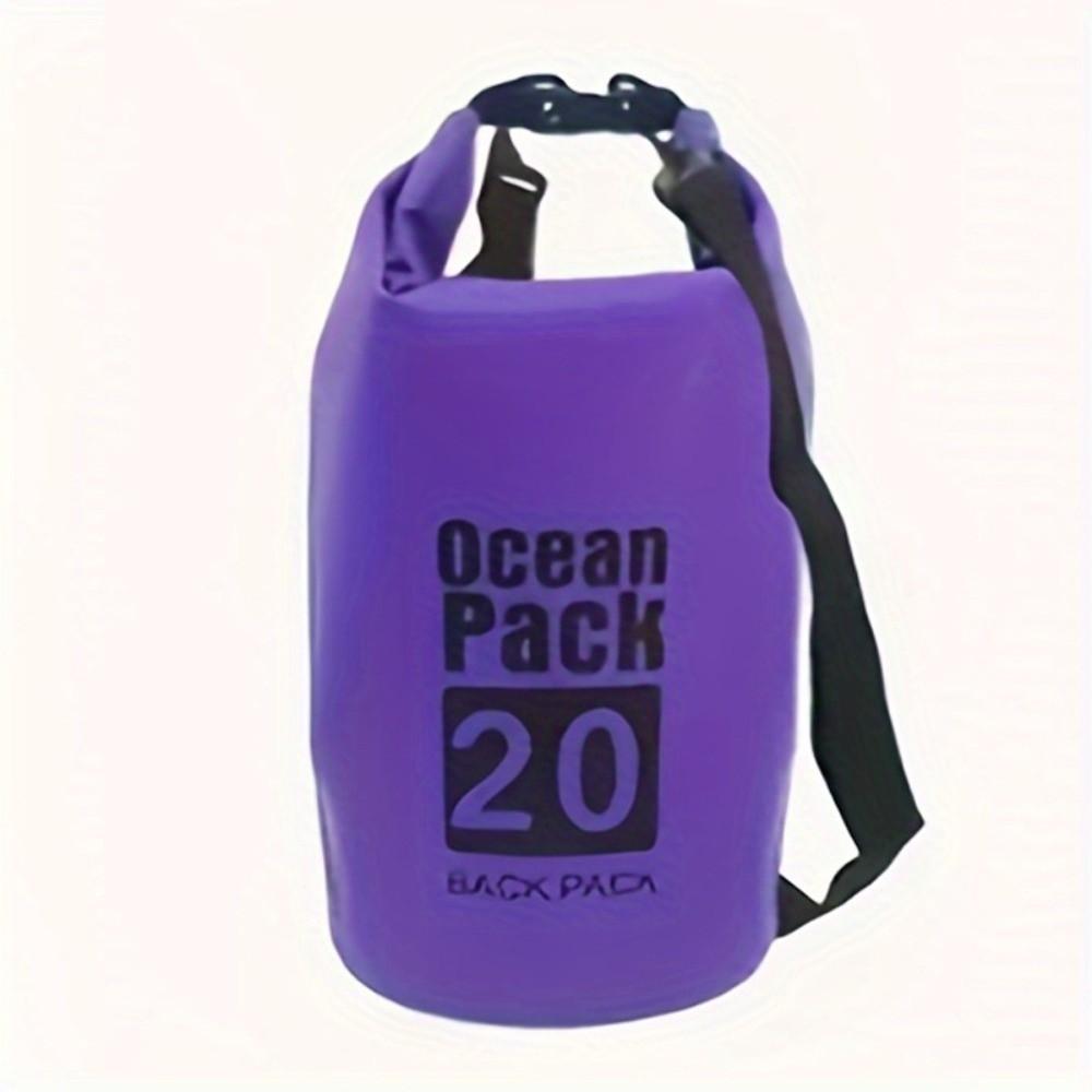 20L Waterproof Dry Bag Large-Capacity Beach Backpack Swimming Bucket Bag  Fishing Hiking