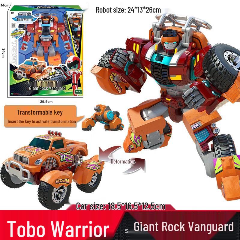 Игрушка-робот-трансформер Tobot Warriors - Галактические детективы Соник Тандер для мальчиков