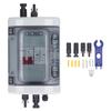 PV Combiner Box IP65 Waterproof Solar Photovoltaic Combiner Box with DC500V 32A Circuit Breaker Surge Protector