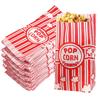 50Pcs Popcorn Packaging Bags Snack Treats Container Bucket Wedding Birthday Party Movie Night Supplies Individual Food Bag Box