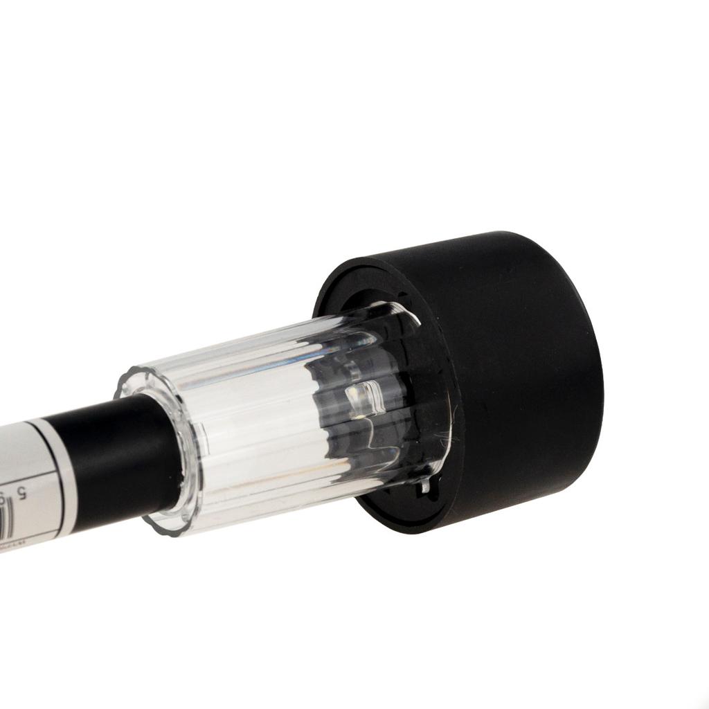 Lampa Solarna Ogrodowa Led Wbijana Słupek Z Czujnikiem Zmierzchu Czarna