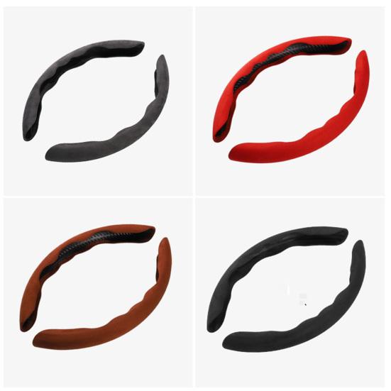 1 пара практичных чехлов, ультратонкий руль, простая защитная установка, универсальный автомобильный чехол на руль