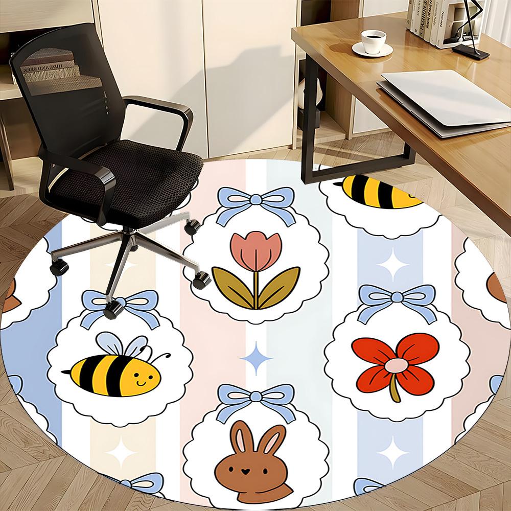 1pc Easter Chair Carpet for Office, Non-slip, Soft and Durable Office Rug for Interior Decoration, Perfect for Office yy260313020