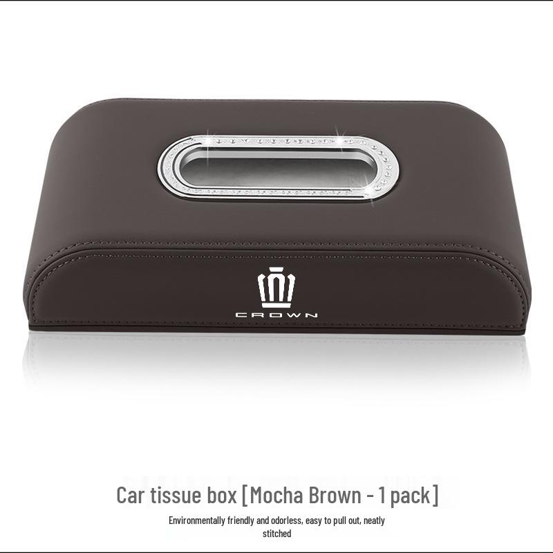 Сумка-органайзер для салфеток на консоль автомобиля Toyota Crown Lu Fang (12-е-14-е поколения)