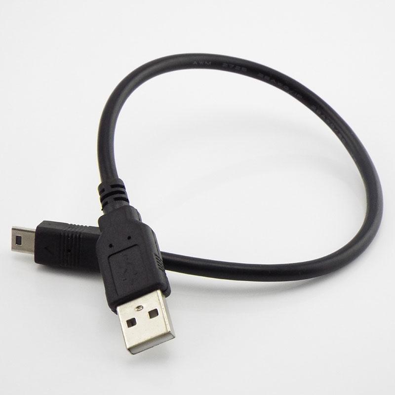 0.3M 5M Usb Male To Mini 5P Usb Power Charging Data Cable Charger Line T Port Connectors For Extend Car Dvr Digital Camera Wire