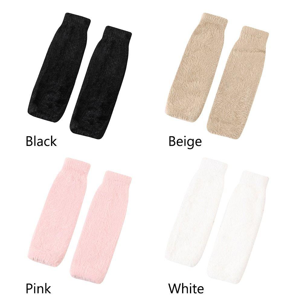 Half Finger Long Wrist Gloves Arm Warmers Elbow Mittens Knitted Fingerless Gloves Girl Boys