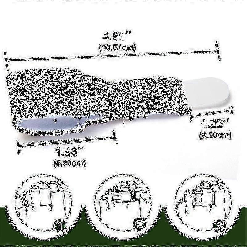 Toe Bandages For Broken Toes - Padded Splints To Correct Hammertoes [10x] YVL 25-26s