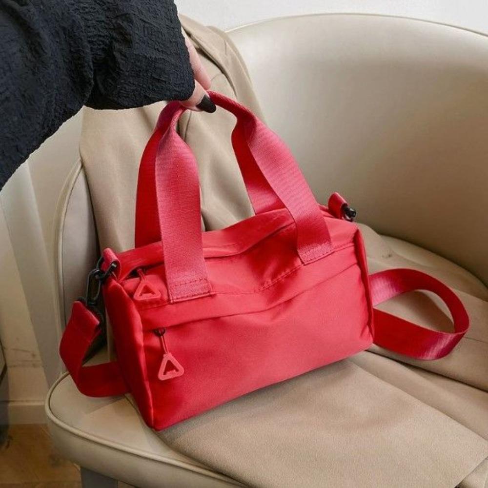 Korea Style Adjustable Strap Nyl Crossbody Bag Large Capacity Multi Pocket Small Gym Bags Canvas Waterproof Tote Bag Travel