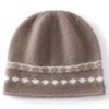 Autumn and winter new warm lock warm jacquard knitted hat retro versatile and durable cold hat fashion bag head hat outdoor hat