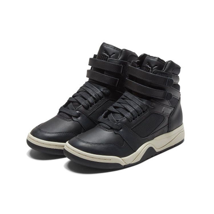 Puma Кеды Palace Guard Mid Courtside с высоким верхом Унисекс Кеды Черный Белый 370069-01
