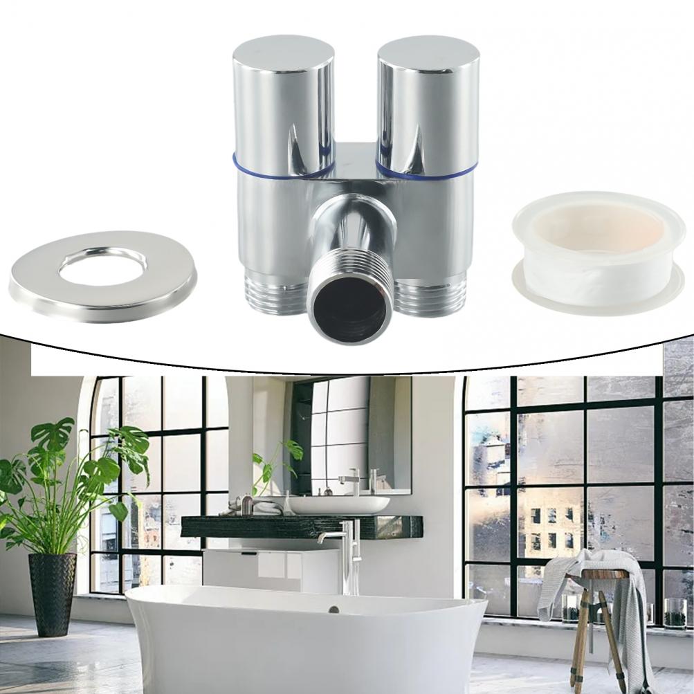 G1/2 1 в двух выходах, смеситель для стиральной машины с двойным управлением, треугольный клапан для унитаза