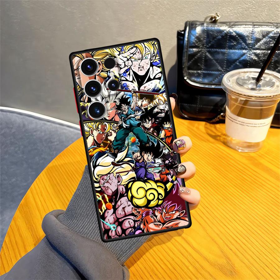 Задняя крышка-чехол для телефона Samsung Galaxy S20 S10 S21 S25 Edge S23 Ultra S22 Plus S9 S24 FE Dragon Ball Креативность Веджета