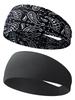 10cm Wide Forehead Perfect for Helmet Hair Face Set Men's Headband, Sweat-Blocking, Wide, Sweat-Wicking, Quick-Drying, Sports, Wear, Clips, Washing,