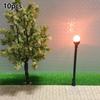 Прочная садовая модель лампы, аксессуары, модель железной дороги
