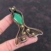 Подвеска с хризопразом, медная проволока, кулон, ювелирные изделия из драгоценных камней, рыбная подвеска, стильный кулон ручной работы, медная проволока, ювелирное изделие, подарок для мамы