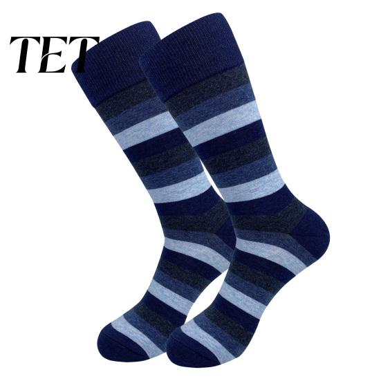 Mens Thermal Socks Men Argyle Crew Socks, Plus Size, Colorful Striped Cotton Winter Warm for Dress Thickened Autumn Cold Weather Thick