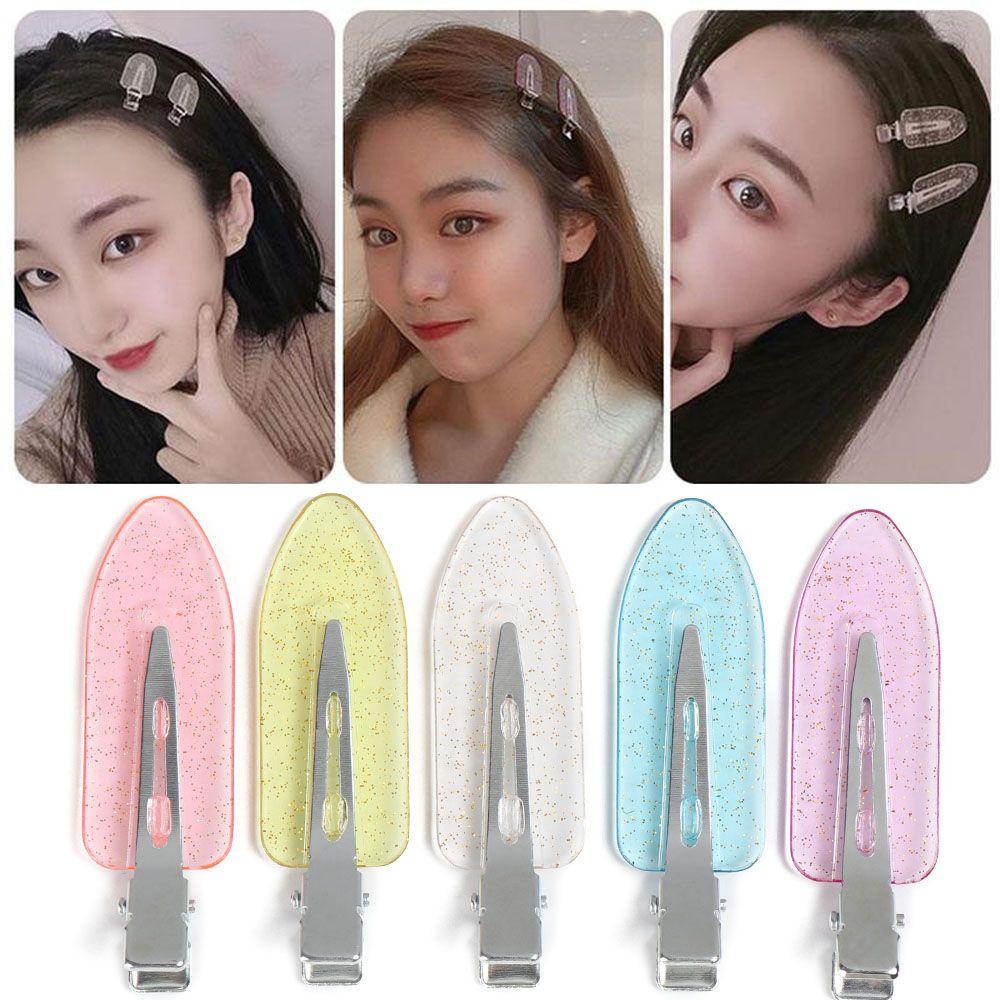 Hairdressing Makeup Candy Color No Bend Barrettes No Crease Hairpin Bang Clip Seamless Hair Clips