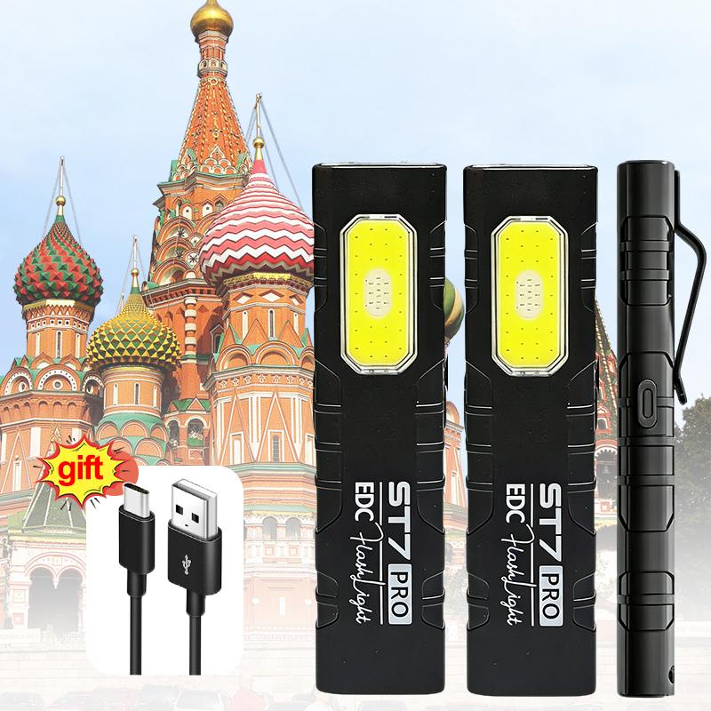 ST7 PRO Источник света EDC Особенности Функция лазерной указки Режим фонарика Магнитное основание Карманная клипса ABS-конструкция Кемпинг Пеший туризм
