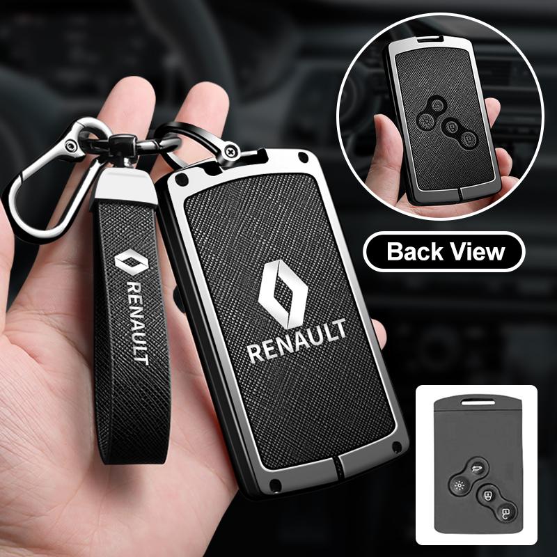 For Renault 2026 New Hub Caps Leather Car Key Cover for Renault Austral Kadjar Clio Megane Captur Arrana Kolaos Zoe Scenic Dacia