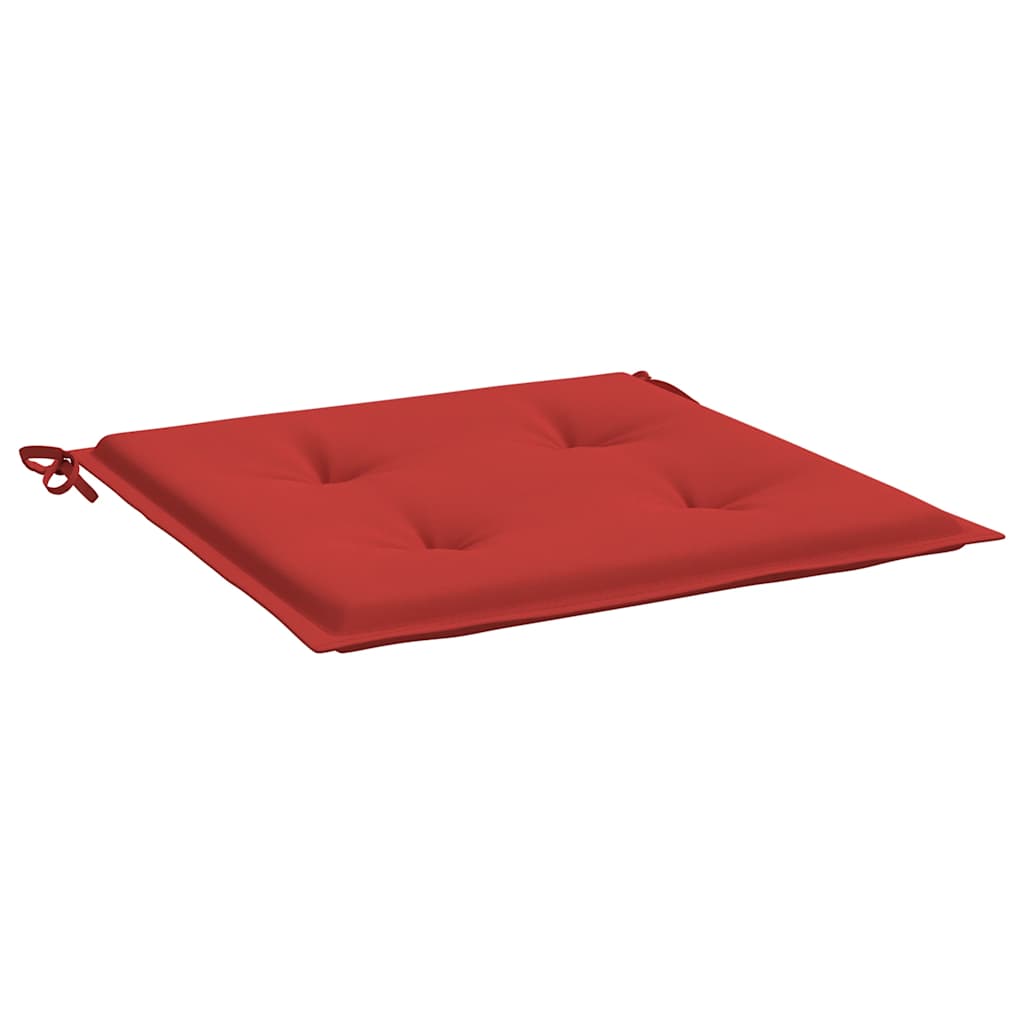 Garden Chair Cushions 4 pcs Red 40x40x4 cm Oxford Fabric