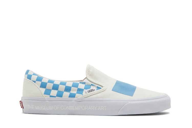 Men's Sneakers Vans Classic Slip-On MOCA Logo Logo/Cyan
