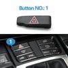 Central Console Harzard Light Door Lock Air Conditioner AC Control Buttons For Porsche Cayenne 7P5 Panamera 970 Macan 95B