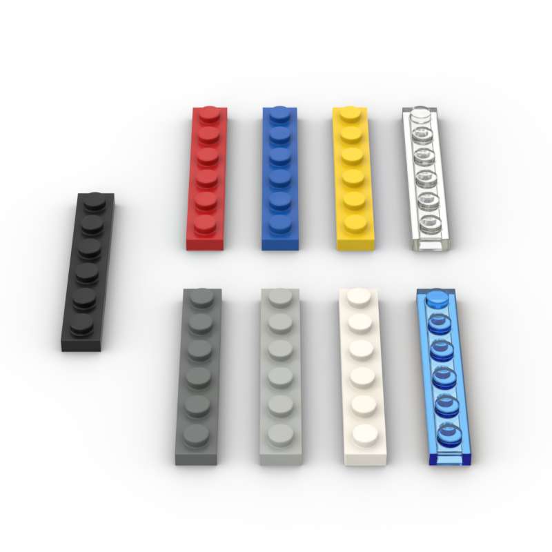 MOC 10 шт. 3666 1x6 Пластина Строительные Блоки Набор Высокотехнологичная Плата Дом Кирпичики Частицы DIY Идея Игрушки Детский День Рождения Подарки для Детей