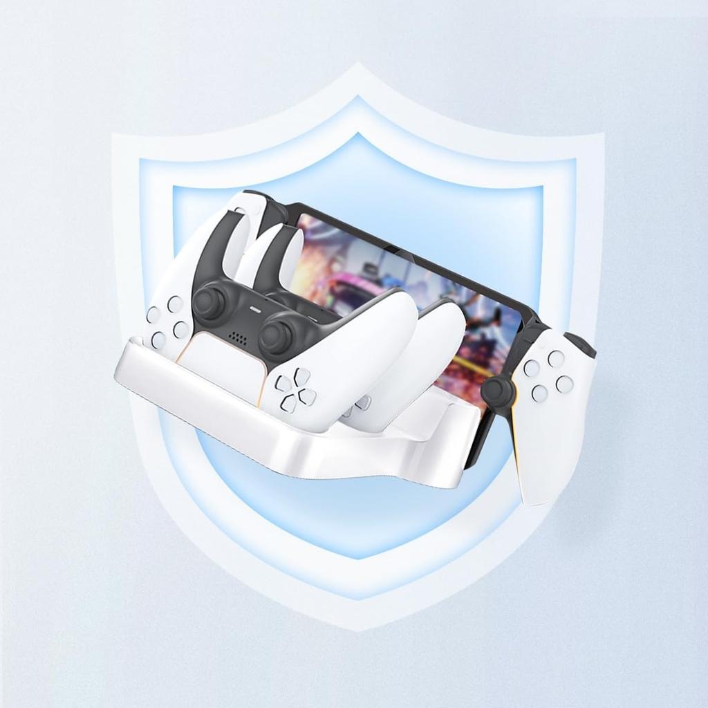 Playstation5 Portal Charging Dock, 3 In 1 Charging Dock Station Stand for Playstation5 Portal Remote Player for PS5 Controller Charger Dock Base Kit