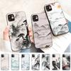 Чехол для телефона с тушью в китайском стиле для iPhone 11 12 13 Mini Pro Max 8 7 6 6S Plus X 5 S SE 2020 XR XS 10, чехол
