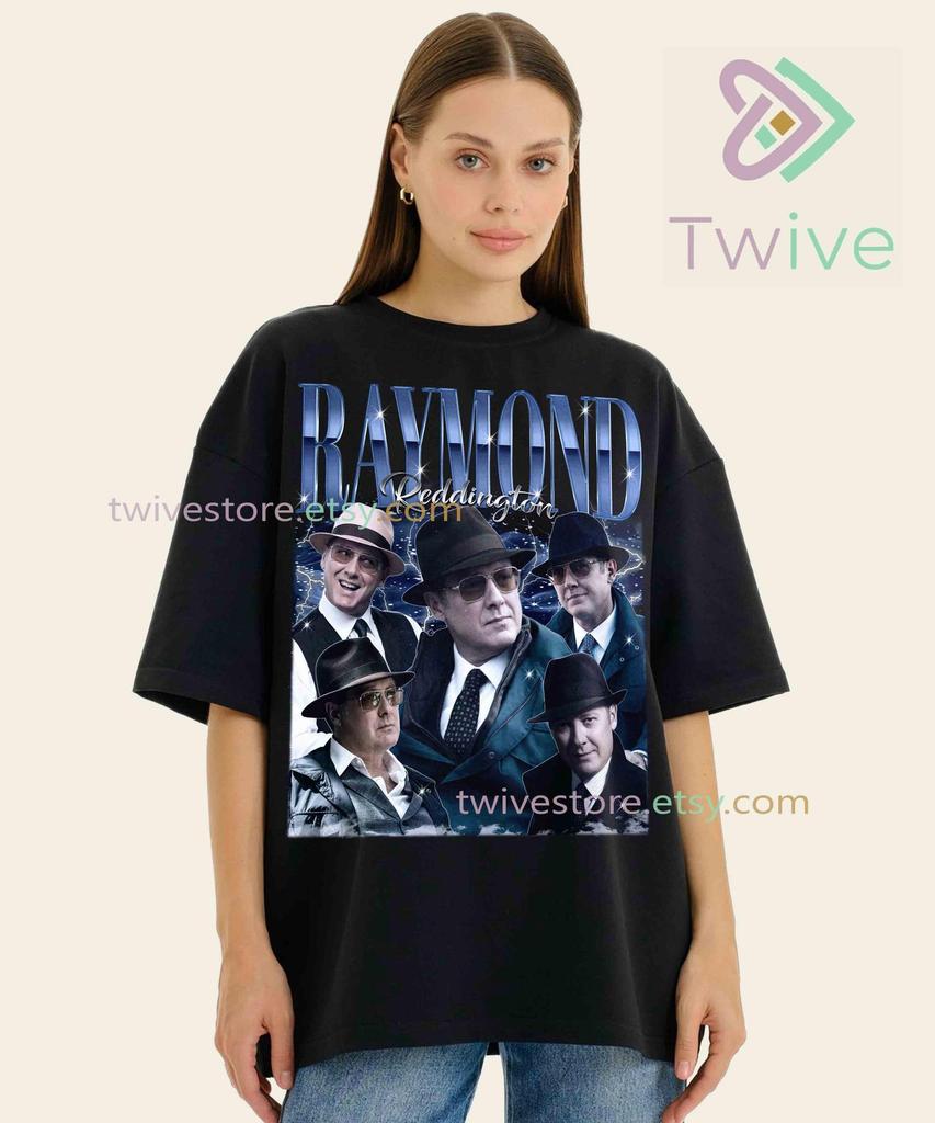 Vintage RAYMOND REDDINGTON T-Shirt The Blacklist Criminal Mastermind Unisex Shirt James Spader Tee
