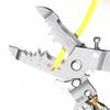 Electrical Crimping Plier Cable Cutter Stripper Crimper With Wire Stripping, Cutting, Crimping Electrician Pliers