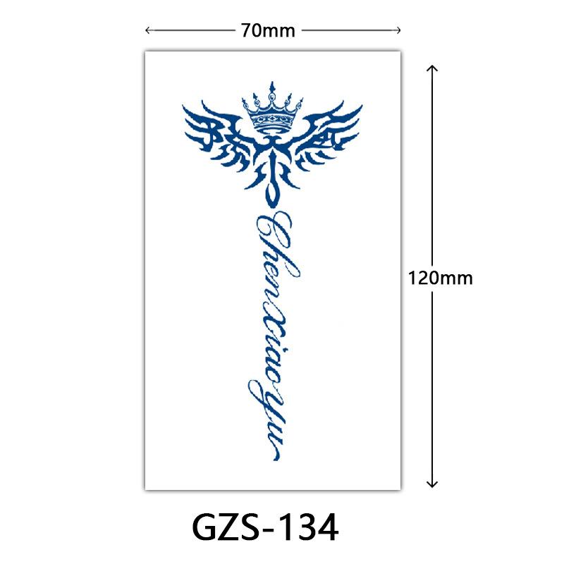 Травяная тату-наклейка, Тату-наклейка соком на тыльную сторону руки, Полуперманентная тату-наклейка, Водостойкая тату