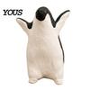Fine Craftsmanship Tabletop Figurine Cute Penguin Figurine, Nordic Style Small Animal Statue, Whimsical Unique Birthday Gifts Desk Shelf Decor