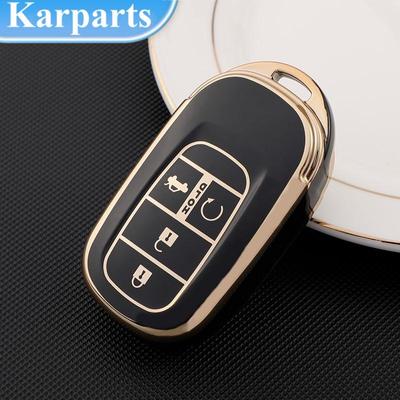 Защитный чехол для ключей из ТПУ с 4 кнопками для Honda Civic Accord HR-V CR-V CRV hrv 2022 2023, аксессуары для авто стайлинга