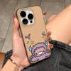 Популярный Кавайный Чехол для Телефона G-gloomyS Bears с Гофрированной Полосой Для IPhone 17 16 15 14 13 12 11 Pro Max Plus Pro Ударопрочный Чехол