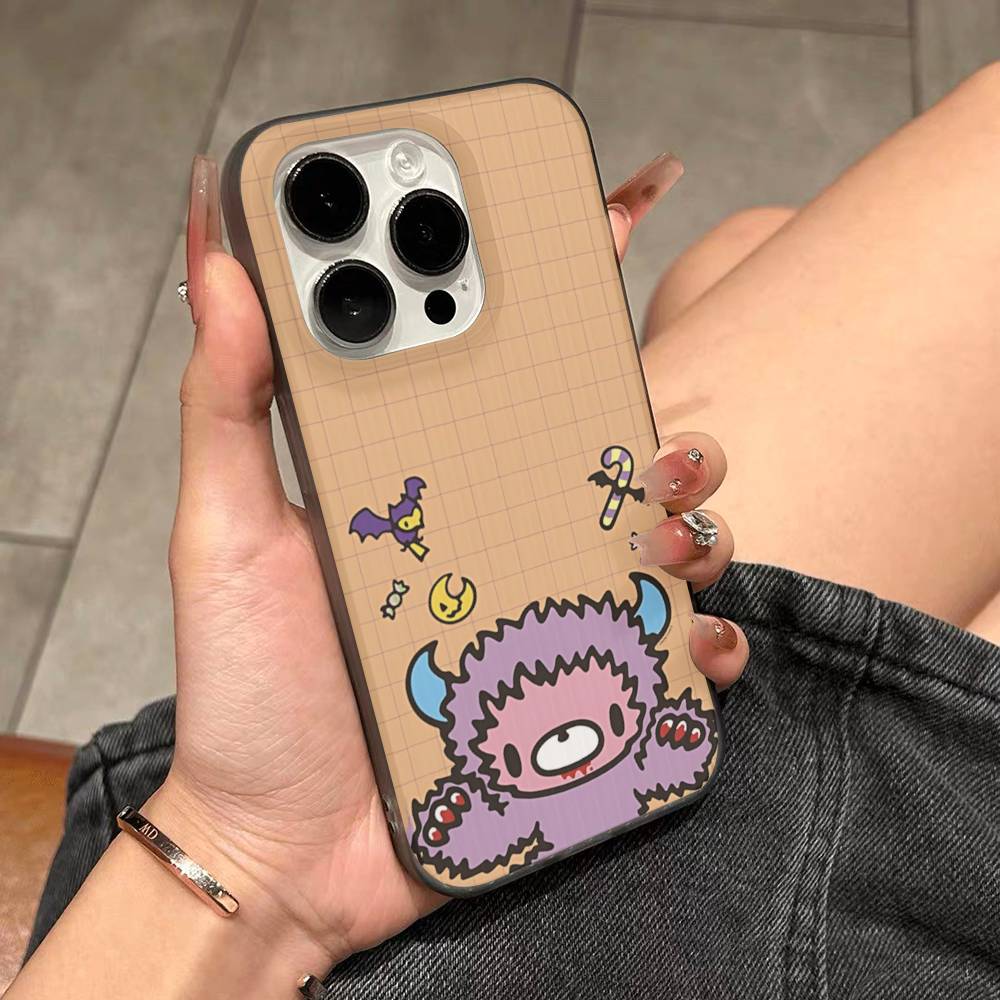 Популярный Кавайный Чехол для Телефона G-gloomyS Bears с Гофрированной Полосой Для IPhone 17 16 15 14 13 12 11 Pro Max Plus Pro Ударопрочный Чехол