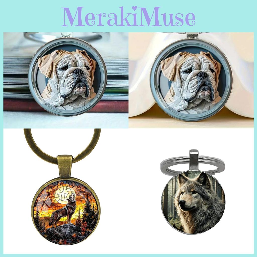 Металлический брелок-подвеска на собачью тематику с античным дизайном, подходит для вечеринок и торжеств