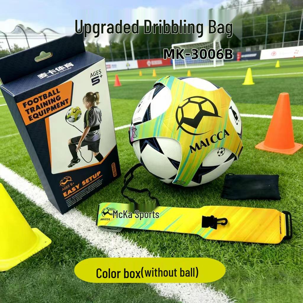 Juggling Ball Control Strap for Training: Beginner to Pro | Elastic Spin Kick Tool with Color Box Packaging