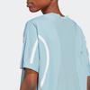 adidas Спортивная футболка X Stella McCartney с круглым вырезом и короткими рукавами, женские топы, серо-синяя IC6015