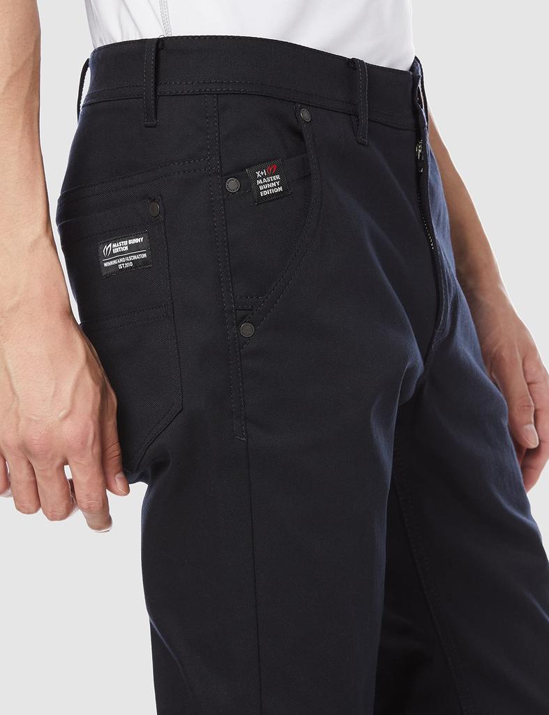 Длинные брюки MASTER Golf 5 [Master Bunny] Мужские [серия ATHLETIC] (тепловое хранение) / / 758-1231923 010_Черный [L]