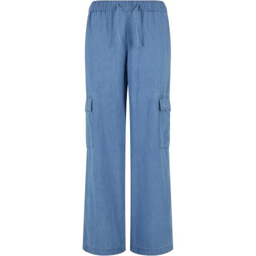 Urban Classics Womens/Ladies Denim Lightweight Cargo Trousers