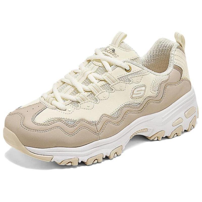 Skechers D'LITES Женские низкие папины кроссовки Хаки 149792-NAT