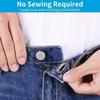 12/16/24/26 pcs Button Style Button Extenders Metal Waistband Expander No Sew Extensions  for Jeans